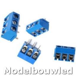 3 Pins Screw Terminal Block