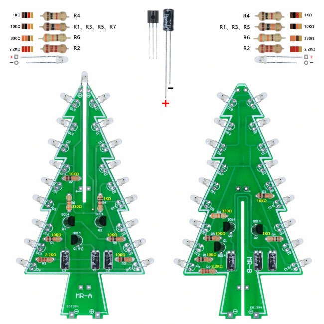 3-D  kerst Boom Bouwpakket