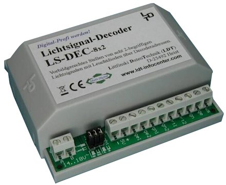 LDT 8 x 2 seindecoder LDTModelbaan digitaal