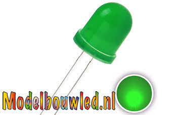 Led 8 mm Groen