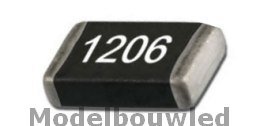 10E SMD WEERSTAND 1206 