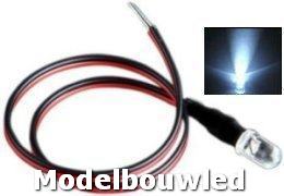 3 mm Led Wit Helder Bedraad 12 Volt