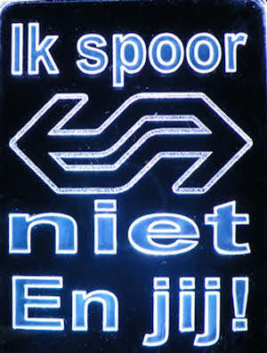 Ik spoor niet en jij?