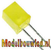 Led vierkant geel