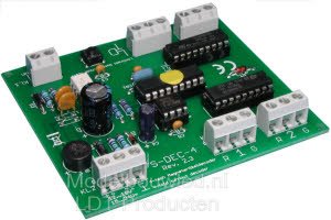 ldt s-dec-4-dc gebouwd wissel decoder