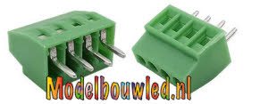 Terminal Blok 4 Pins Pitch 2.54 mm