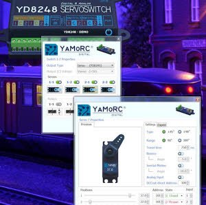 YD8248 yamorc Settings digital train modelbouwled