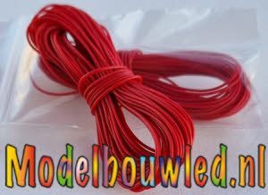 Draad 30 AWG Rood 5 Meter