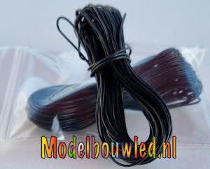 Draad 30 AWG Zwart 5 Meter