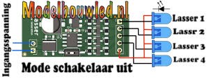 4 Blauwe Led's