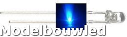 led 3 mm clear blauw modelbouw