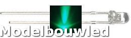 led 3 mm clear groen modelbouw