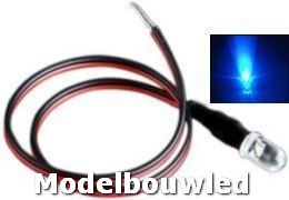 led bedraad blauw 3mm clear