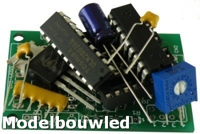 pcb bouwpaket met potmeter modelbouw