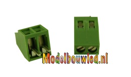 Terminal Blok 2 Pins Pitch 2.54 mm